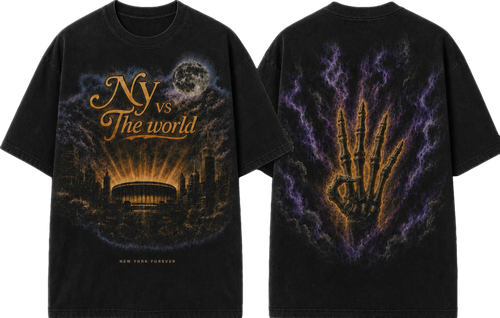 NY vs The World — Knicks In 4 Tee (Pre-Order)