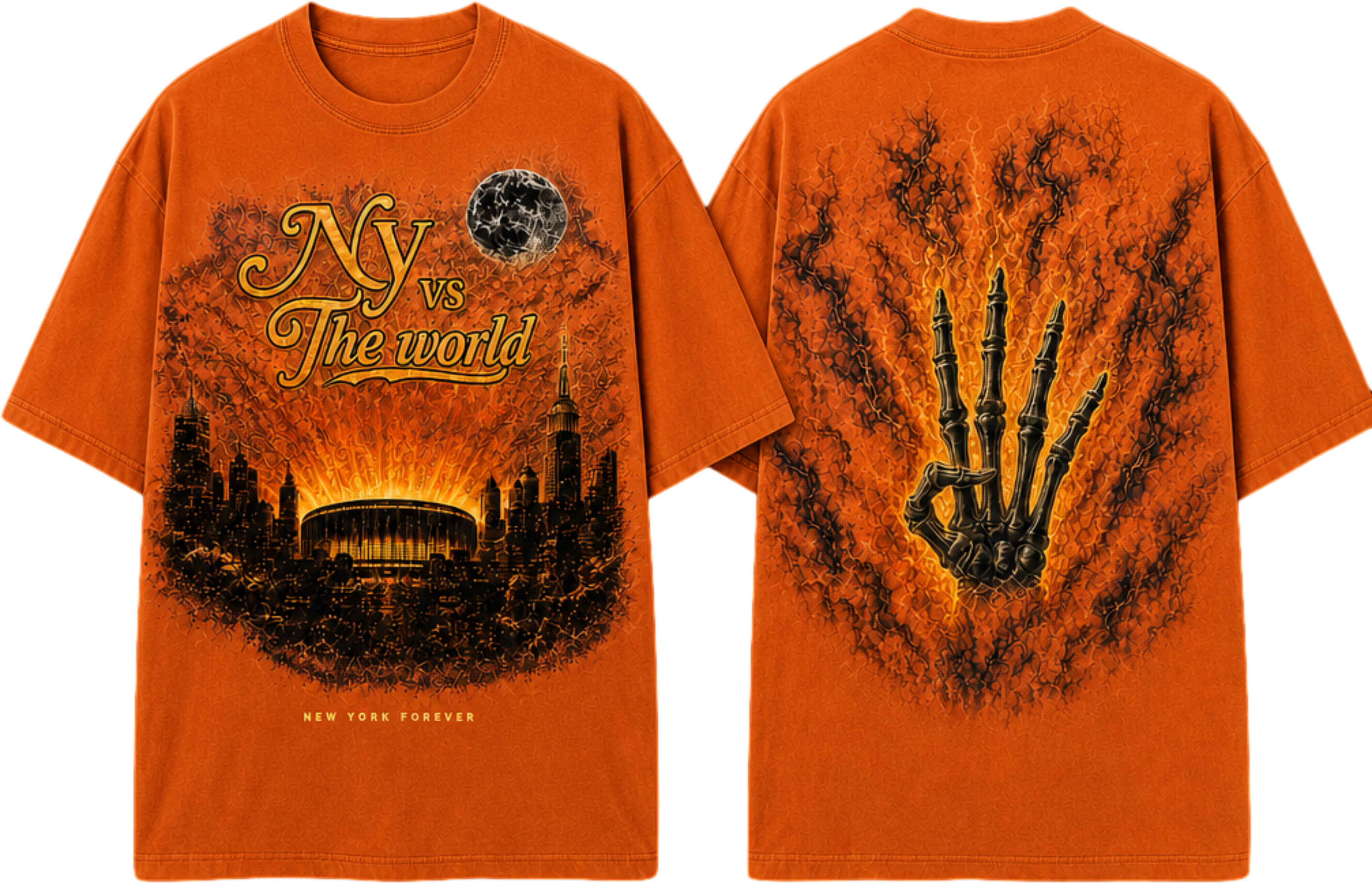 NY vs The World — Knicks In 4 Tee (Pre-Order)