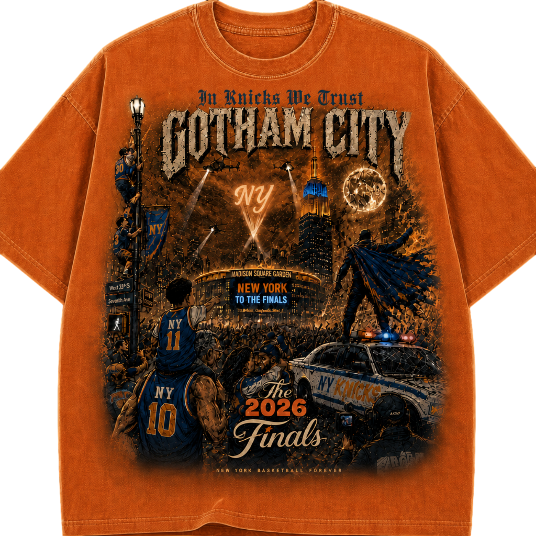 In Knicks We Trust — Gotham City Tee (Pre-Order)
