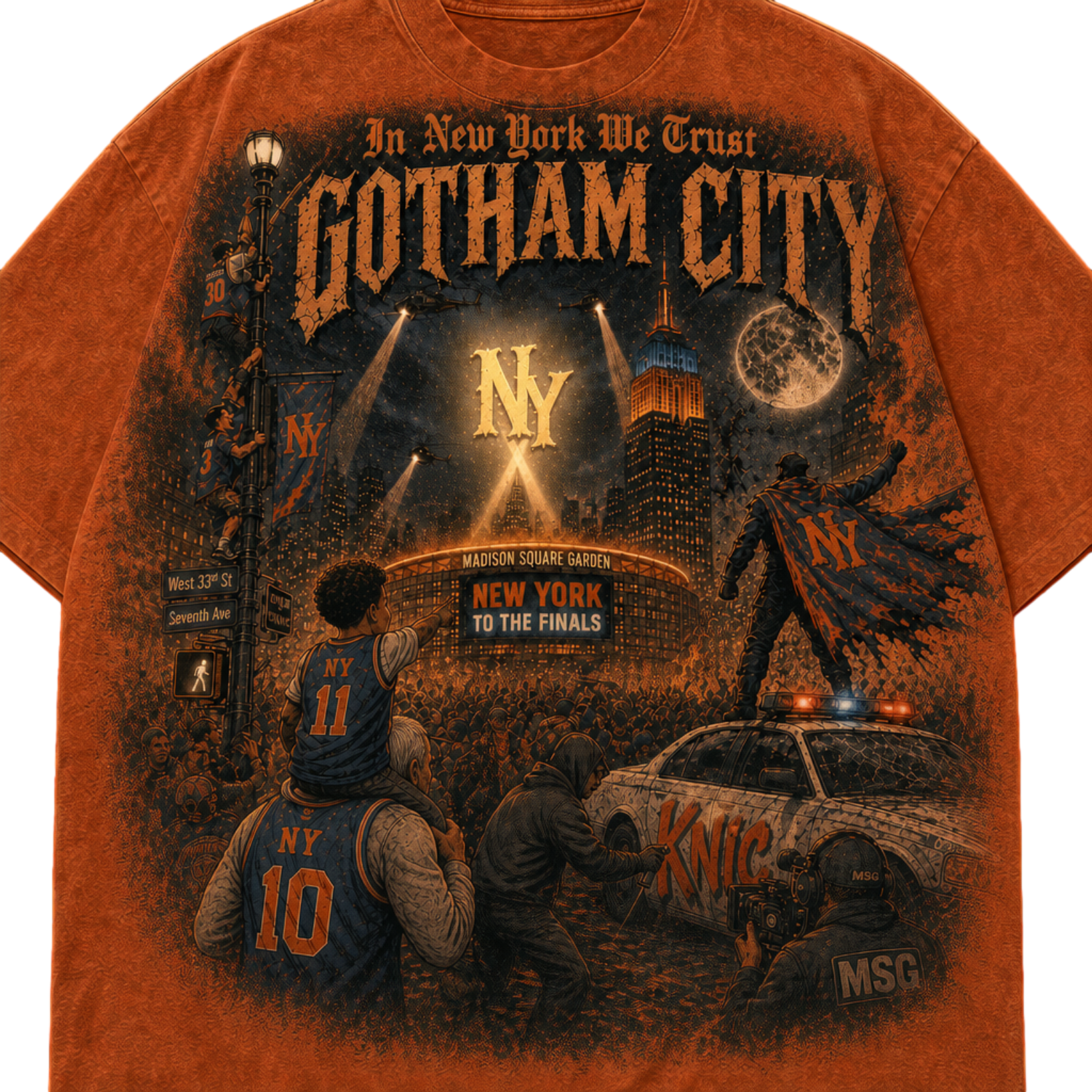 In Knicks We Trust — Gotham City Tee (Pre-Order)
