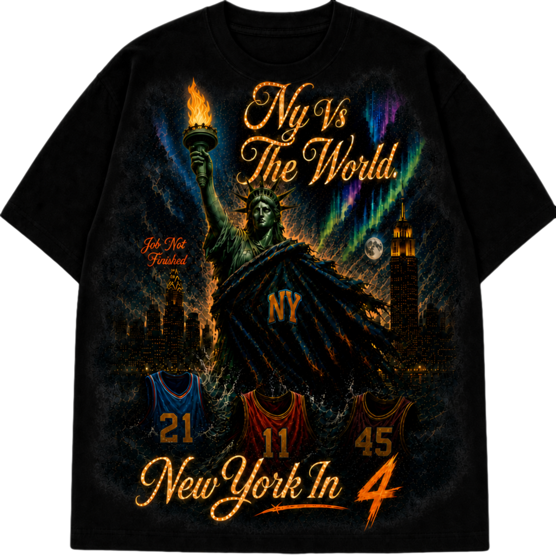 NY vs The World — Lady Liberty Tee (Pre-Order)