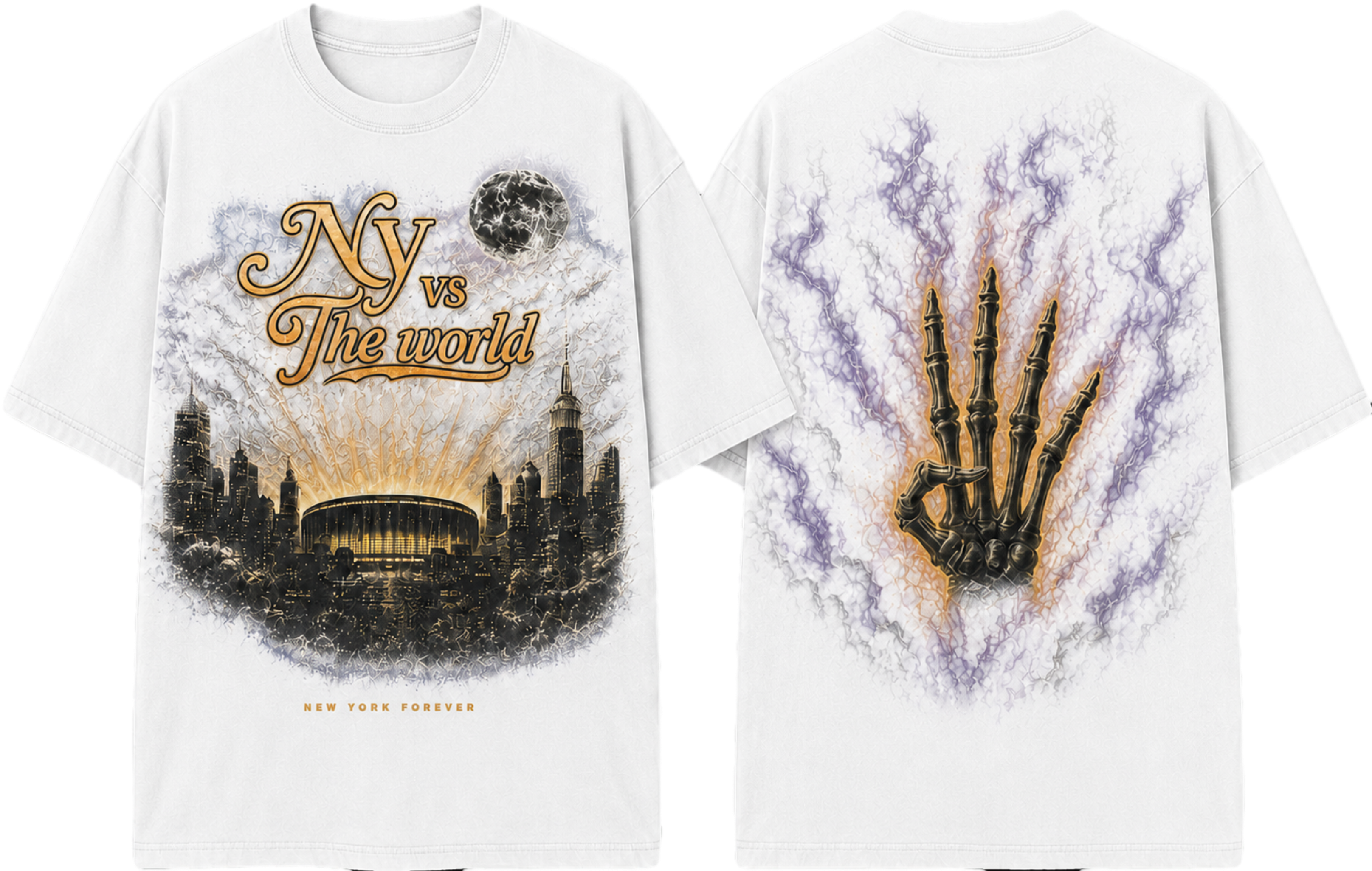 NY vs The World — Knicks In 4 Tee (Pre-Order)